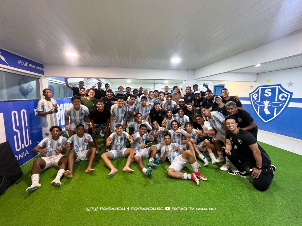 Paysandu Sub-20 venceu o Tocantinópolis pela Copa do Brasil — Foto: Wellison Vasconcelos/Paysandu